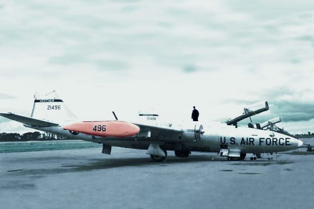 Martin WB-57 (52-1496) - Martin NB-57B 52-1496 RAAF  East Sale (YMES) early 1960s.