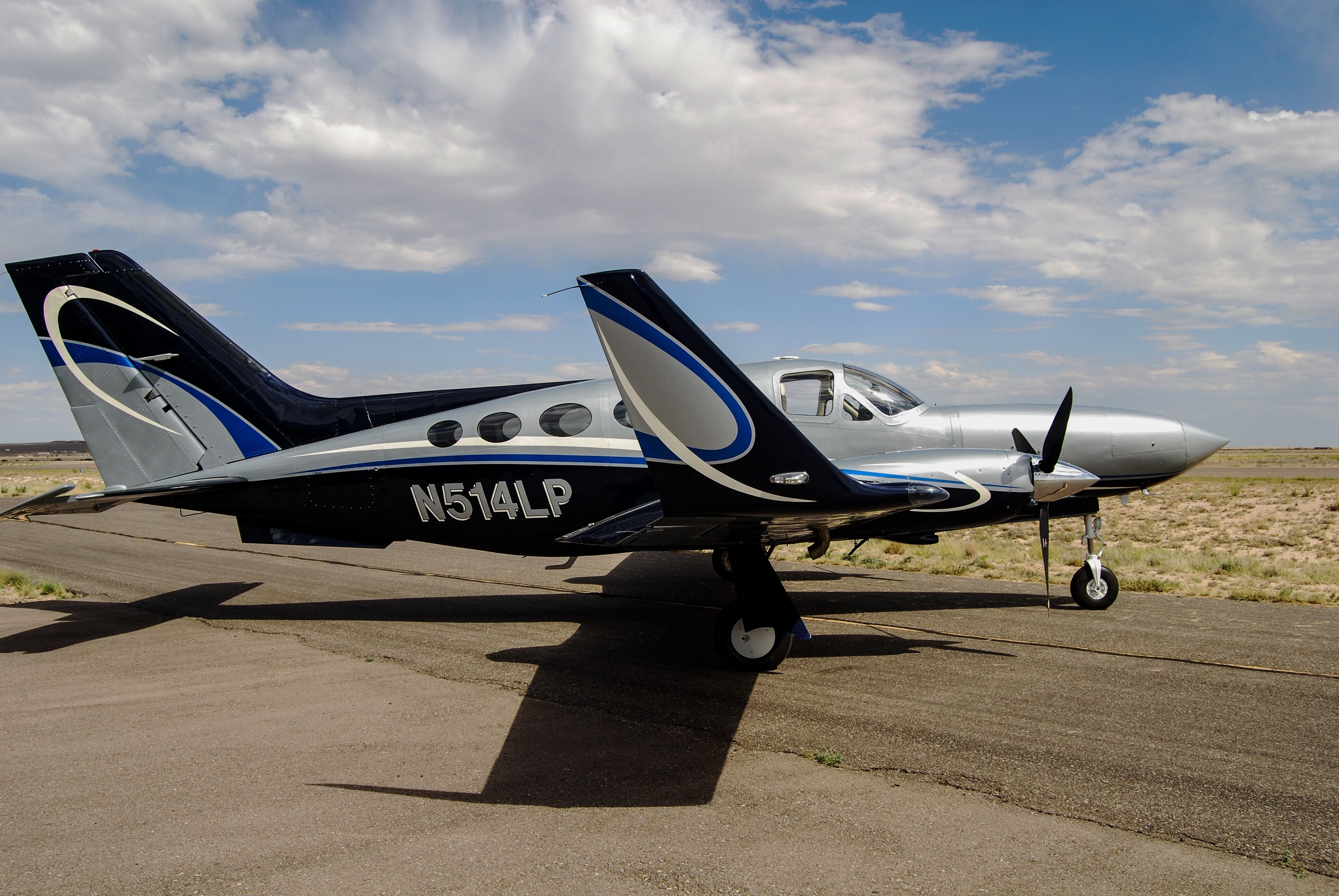 Cessna Chancellor (N514LP) - New paint job!