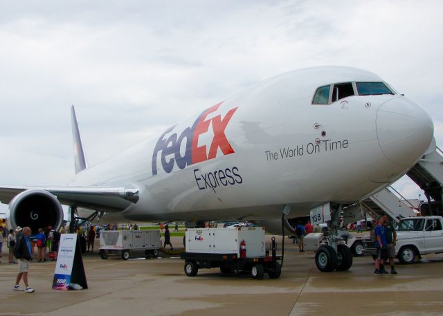 BOEING 767-300 (N138FE) - At Oshkosh. 2016 Boeing 767-3S2ER/F