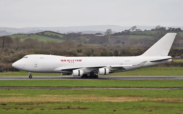 Boeing 747-400 (N701CK) - kalitta air b747-4b5f n701ck landing at shannon 21/3/19.