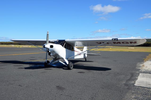 Piper L-21 Super Cub (VH-MGN) - Super cub VH-MGN at Flinders Island, Feb, 2019