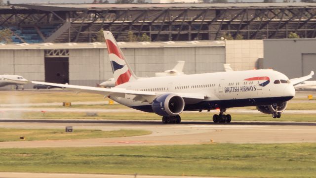 Boeing 787-9 Dreamliner (G-ZBKF) - First arrival from London Heathrow for British Airways into San Jose, CA