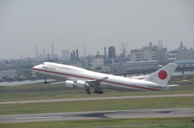 Boeing 747-400 (20-1101) - Departure at Haneda Intl Airport R/W16R on 2008/6/1 Japan Gvmt