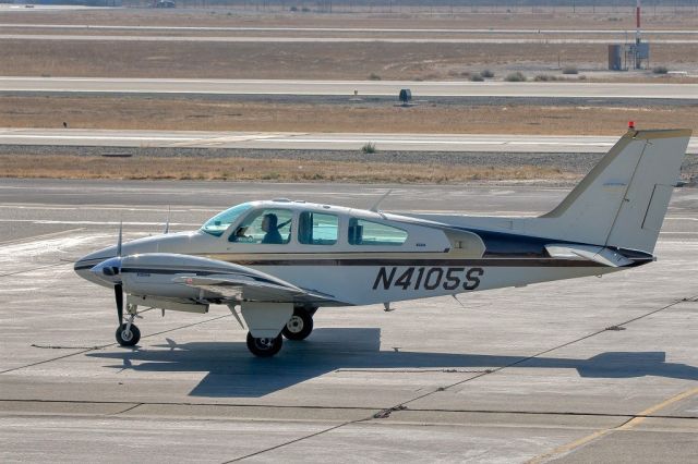 N4105S — - Beechcraft 95-B55 Baron at Livermore Municipal Airport, Livermore CA. November 2020.