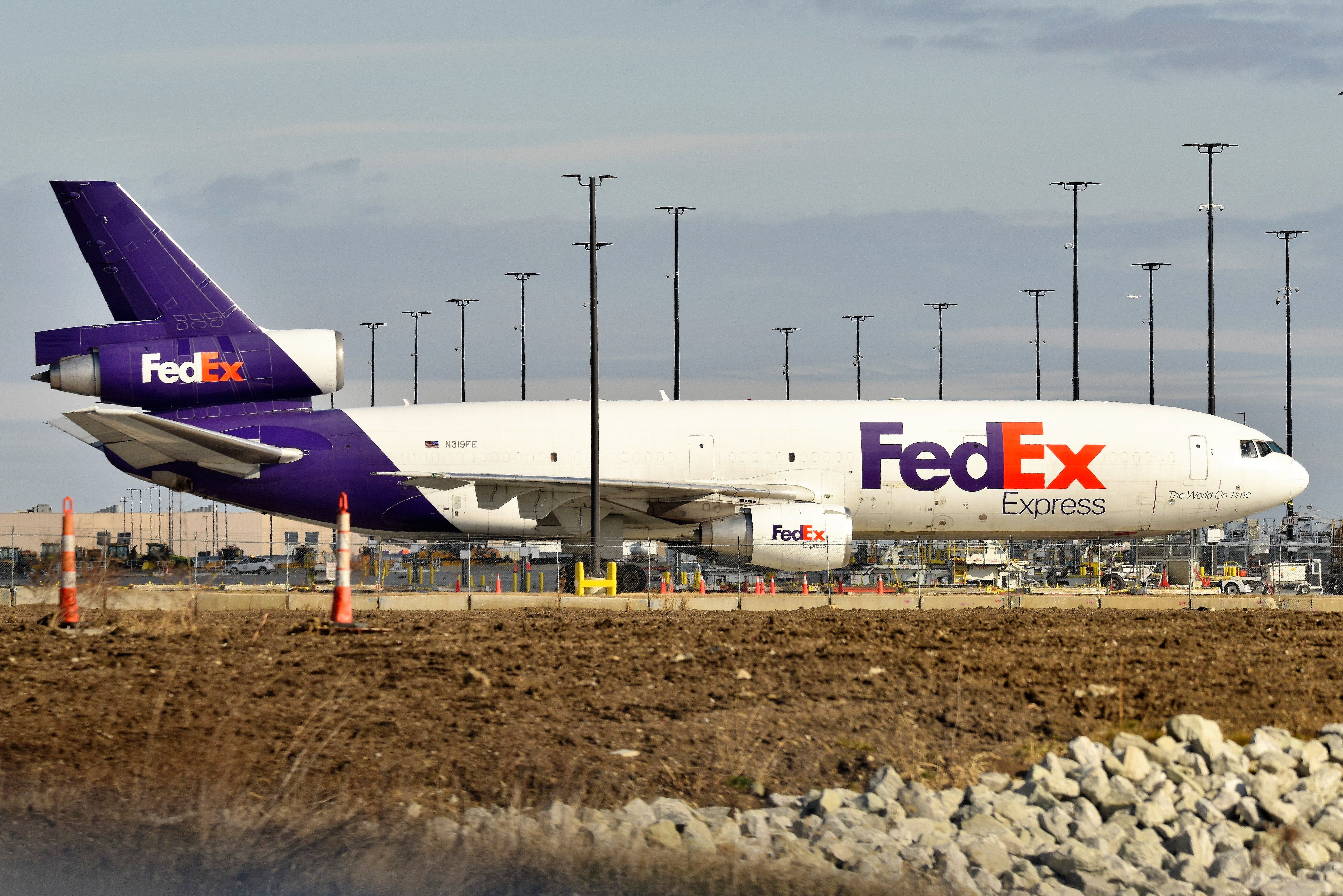 McDonnell Douglas DC-10 (N319FE) - DC-10-30F @ KIND 01-04-23 Waiting for her fate.