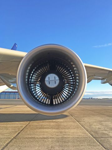 Airbus A380-800 (D-AIMJ) - 1st ever airline A380 3 engine ferry