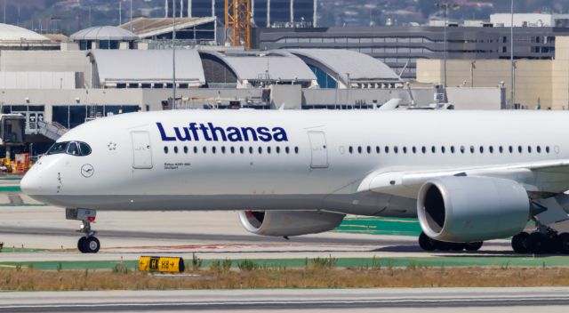 Airbus A350-900 (D-AIXB) - Spotted at KLAX on August 9, 2020