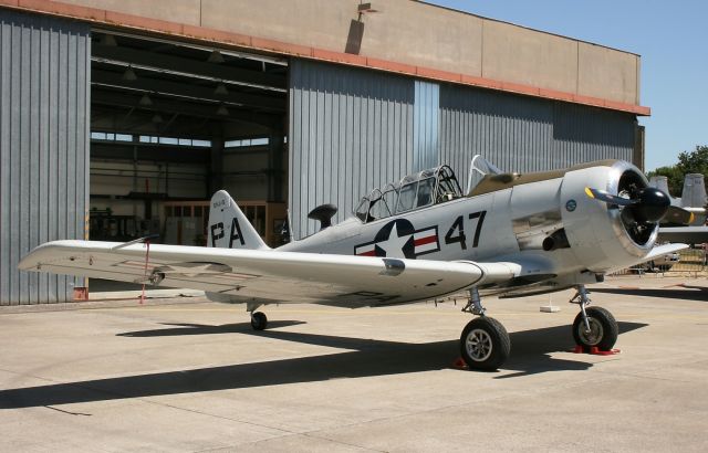 North American SNJ-5 — - North American SNJ-5, 721 Air Base Rochefort-St Agnant in May 2011.