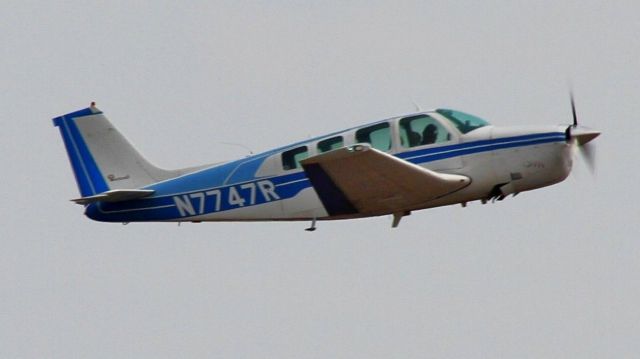 Beechcraft Bonanza (36) (N7747R) - Mad Dog 38 departing KAND