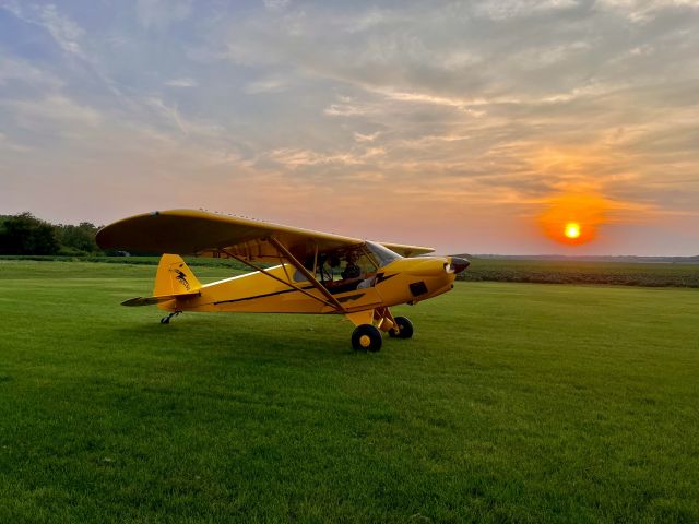 CUB Crafters Super Sport Cub (N248CC) - A beautiful summer evening in a beautiful airplane.