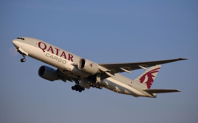 Boeing 777-200 (A7-BFE) - This aircraft was a diversion from ATL due to weather.