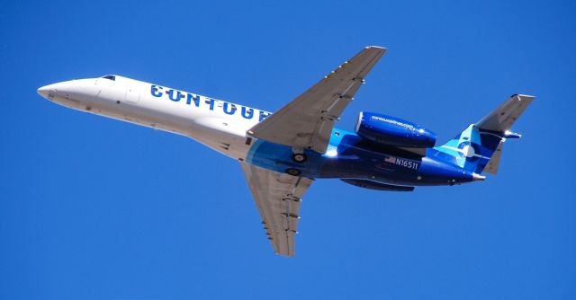 Embraer ERJ-135 (N16511) - Taking off on a crystal clear afternoon!  My first time spotting one of Contours planes.