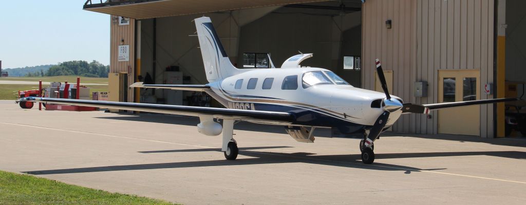 Piper Malibu Mirage (N480CA) - Parked on ramp 5/24/2012...