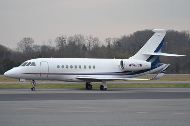 Dassault Falcon 2000 (N619SM) - DEUX AVIAN PARTNERS LLC (Cortland Partners) at KJQF - 3/10/18