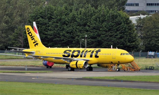 Airbus A320 (N698NK) - spirit airlines a320-232 n698nk at shannon 15/9/19.