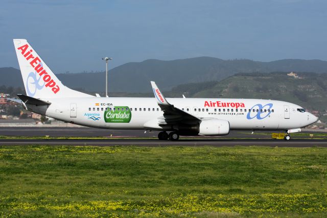 Boeing 737-800 (EC-IDA) - Tenerife Norte (TFN/GCXO)br /13/01/2017br /Manuel EstevezRbr /Nikon D7100 - Lens: Tamron 70/300