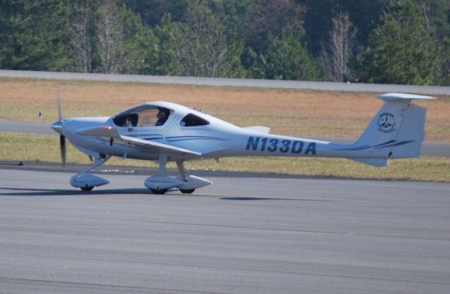 Diamond DA-20 (N133DA) - BANK OF UTAH TRUSTEE (Alpha One Air Service) arriving at KJQF - 3/20/14