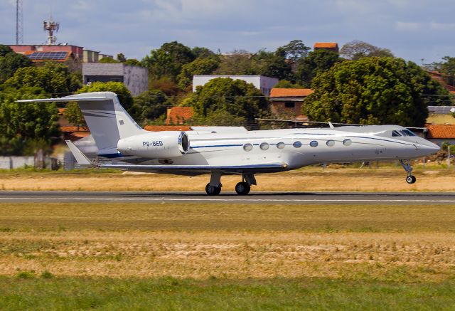 Gulfstream Aerospace Gulfstream V (PS-BED) - Britânia Belíssimo Gulfstream G550 "PS-BED" da Britânia Eletrônica 
