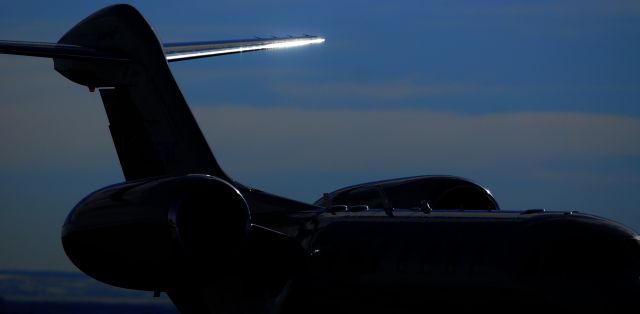— — - On the ramp at KBJC