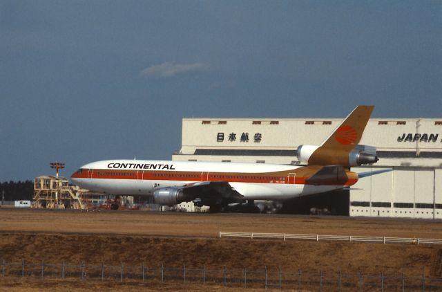 McDonnell Douglas DC-10 (PK-GIB) - Departure at Narita Intl Airport Rwy34 on 1987/01/25