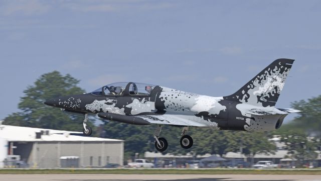 Aero L-39 Albatros (N137EM) - Departing AirVenture 2023 on runway 36L