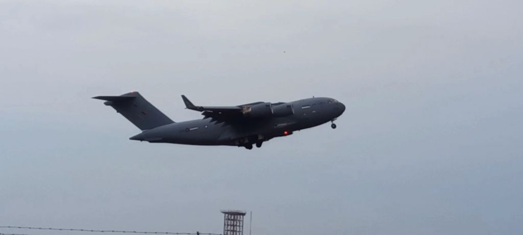 Boeing Globemaster III (ZZ-171) - RAF C-17A departure to Miami.