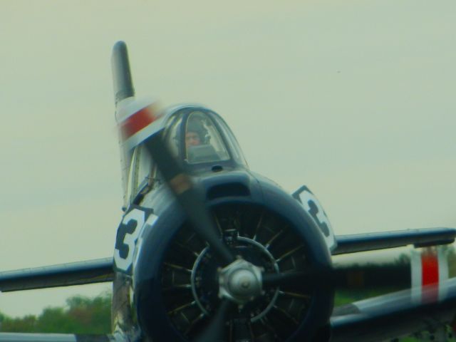 North American Trojan (14-0035) - Joe Edward's North American T-28 Trojan Taxies Back To The Ramp After Finishing The Demonstration For The 2018 Manassas Airshow