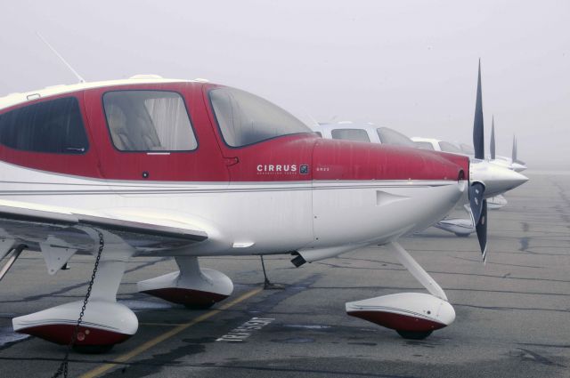 Cirrus SR-22 (N414CP) - Ramp at Merced Regional Airport