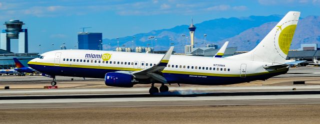 Boeing 737-800 (N739MA) - N739MA Miami Air International Boeing 737-8Q8 s/n 30670 - Las Vegas - McCarran International (LAS / KLAS)br /USA - Nevada, September 27, 2012br /Photo: Tomás Del Coro