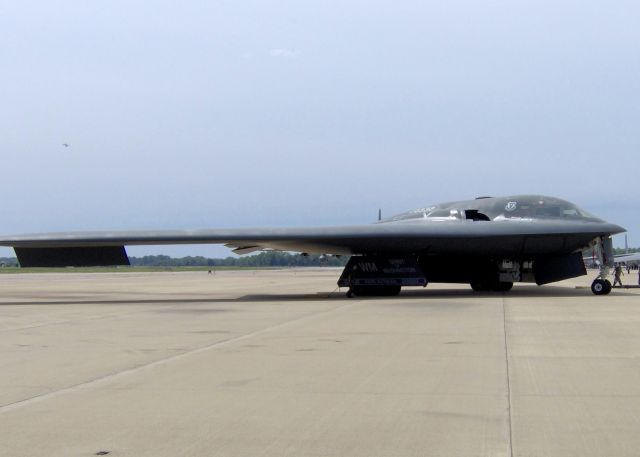 Northrop Spirit (88-0332) - At Barksdale Air Force Base.  The Spirit of Washington.