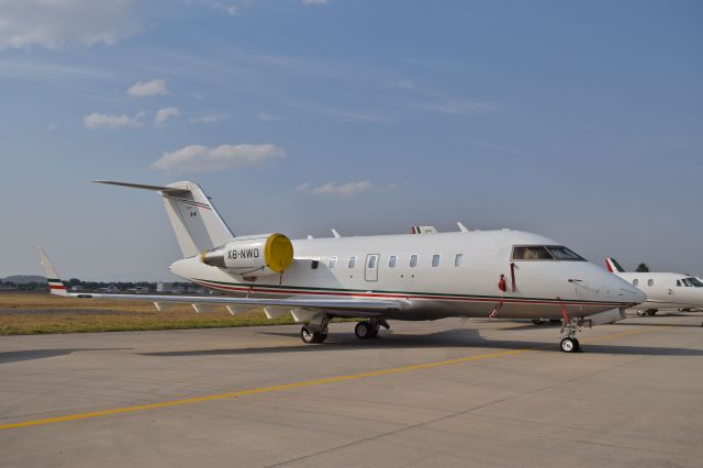 Canadair Challenger (XB-NWD) - Bombardier Challenger 605 XB-NWD MSN 5808 of Mexican Goverment on display during the open day in trade show "FAMEX 2019" at Santa Lucia AB (04/2019).