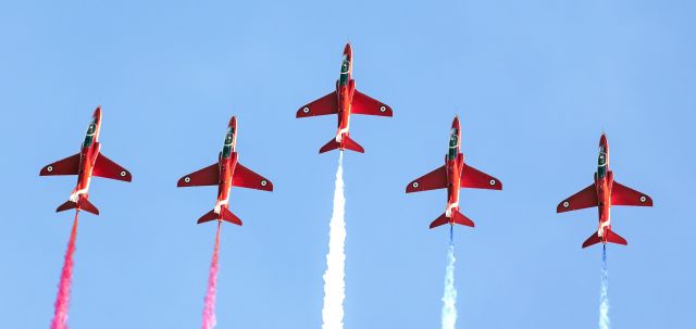 Boeing Goshawk — - Red Arrows Jersey Channel Islands Sept 10, 2015. Usual amazing show