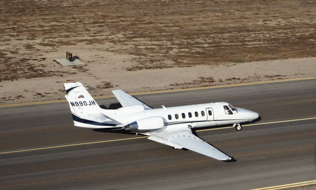 Cessna Citation V (N990JH) - Taken from the Brown Field control tower.