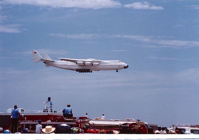 Antonov An-225 Mriya (CCCP82060) - AN-225 making a low fly by at an Air Power Air Show at KOKC