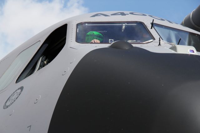 AIRBUS A-400M Atlas — - A400M on display at Paris Airshow 2011.