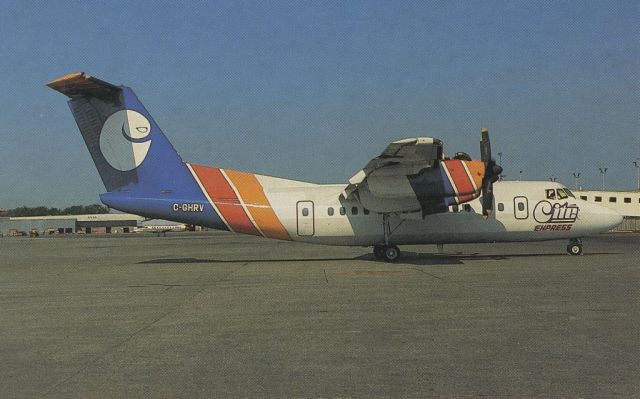 De Havilland Canada Dash 7 (C-GHRV) - scanned from postcardbr /cite express