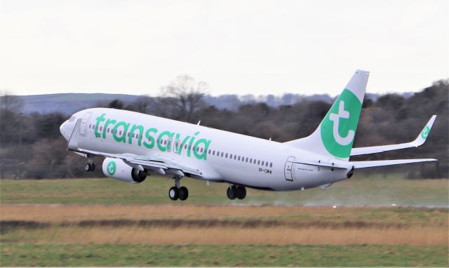 Boeing 737-800 (VP-CMW) - transavia b737-86j vp-cmw dep shannon on a test flight 23/2/21.