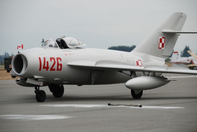 N1426D — - Foundation owned Mig 17 visiting the Abbottsford Airshow. Aug 7/09.