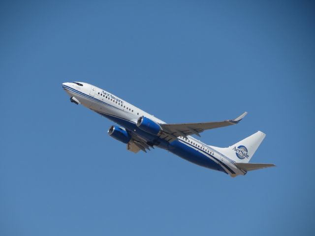 Boeing 737-800 (N737AS) -  "Experimental 7-3-7 Alpha Sierra"br /departing Runway 21 / October 15, 2020