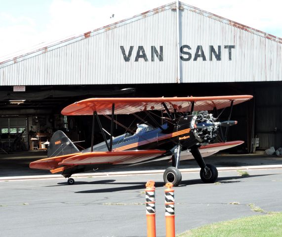 Piper PA-39 Twin Comanche CR (N89X) - This 1943 Bi Plane sits outside its hanger, summer 2018.