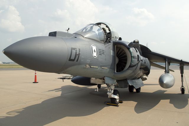 Boeing Harrier (16-4562) - AV-8B Harrier II Plus of VMA-231 "Ace of Spades". The CO's bird, this jet also had the USMC Centennial of Aviation markings on the opposite side below the cockpit. September 11, 2013. Thanks Art!