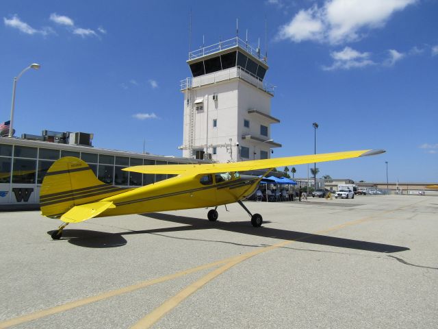 Cessna 170 (N2390D) - On the ramp