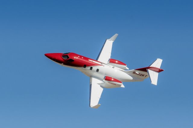 Honda HondaJet (N422KT) - Honda jet during flight display at Reno Air Races.