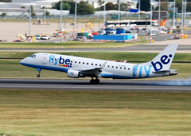 Embraer 175 (G-FBJD) - Taken from Freeport Carpark