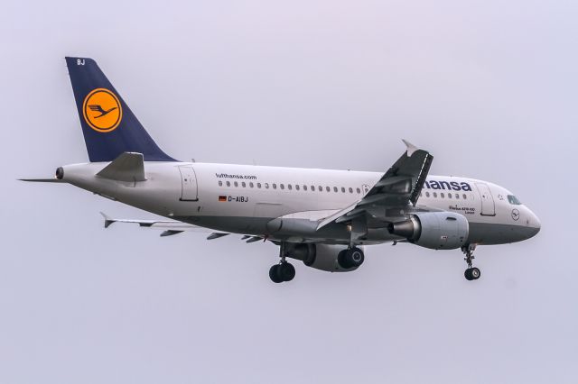 Airbus A319 (D-AIBJ) - D-AIBJ Lufthansa Airbus A319-112 @ Frankfurt (EDDF) coming in from Tunis (DTTA) / 27.11.2014 