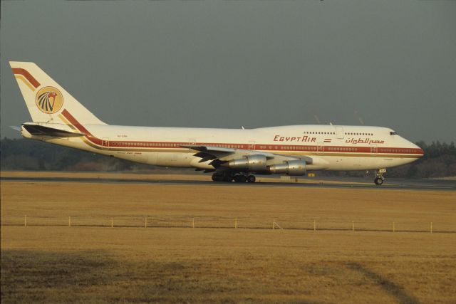 BOEING 747-300 (SU-GAM) - Departure at Narita Intl Airport Rwy16 on 1991/03/06