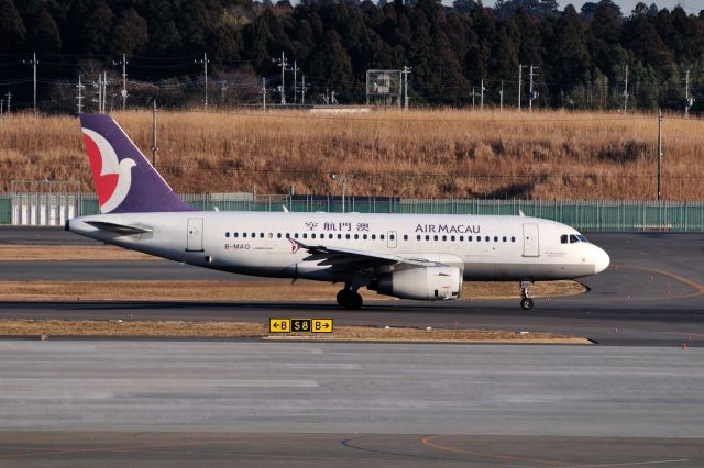 Airbus A319 (B-MAO) - 2011/1/22