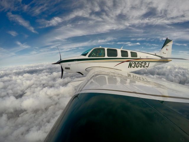 Beechcraft Bonanza (36) (N3052J) - Between the layers