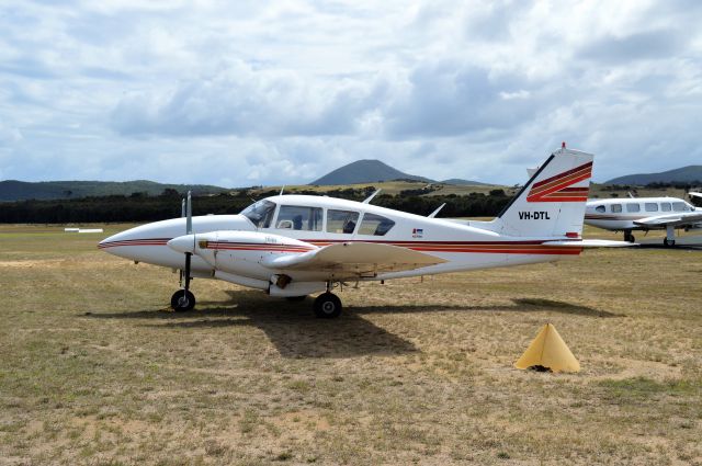 Piper Aztec (VH-DTL) - Aztec VH-DTL at Flinders, Feb 2017