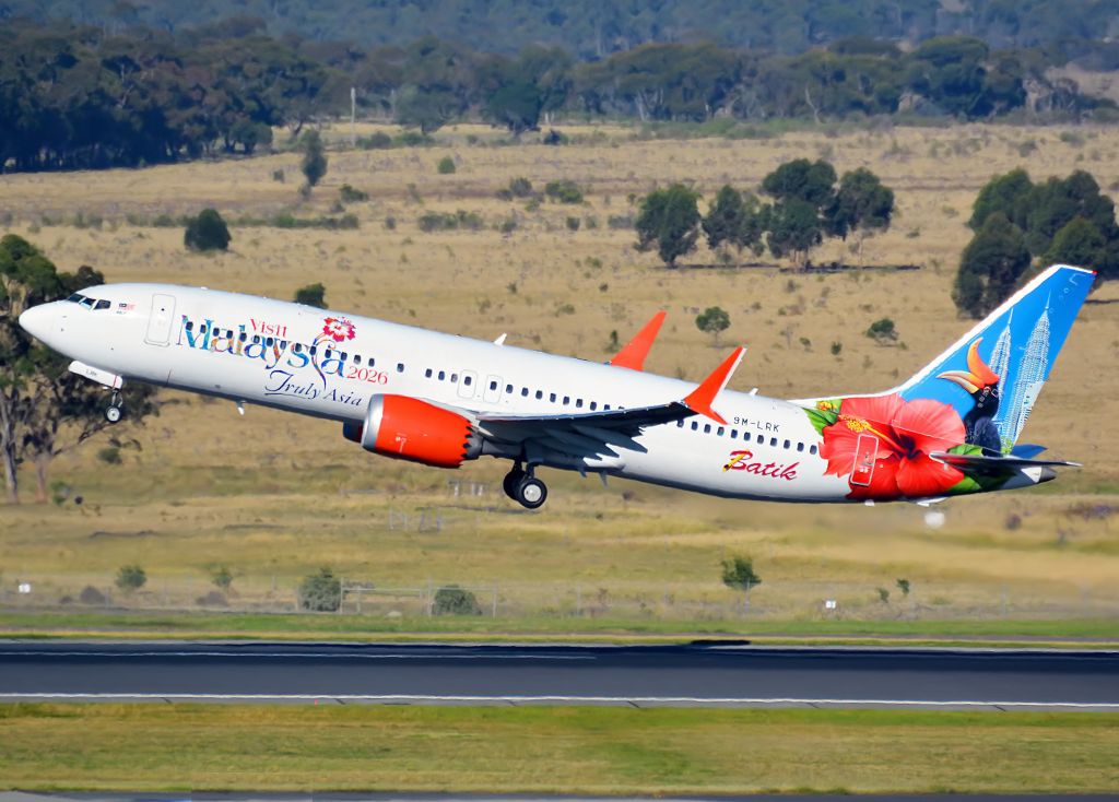 Boeing 737 MAX 8 (9M-LRK) - Visit Malaysia Truly Asia 2026 livery